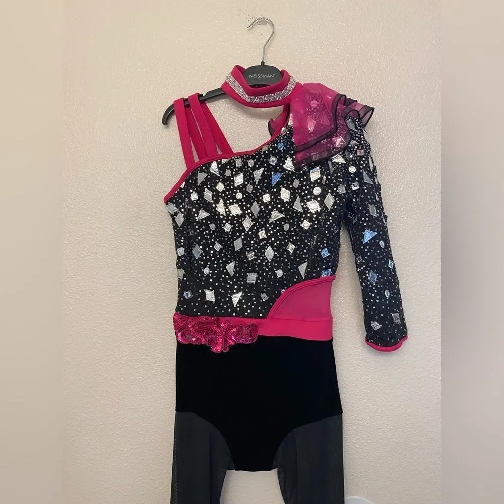 WEISSMAN Dance Costume unitard catsuit jumpsuit Merry Ground 16309 SA-Small adul